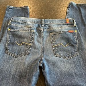 7 for all Mankind Josefina skinny boyfriend jeans. Size 29